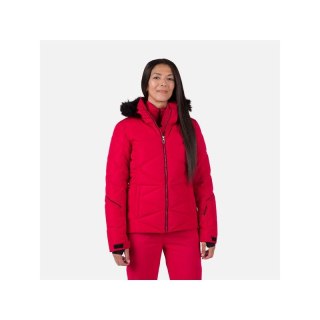 Kurtka Rossignol W Staci Pearly Jkt czerwony
