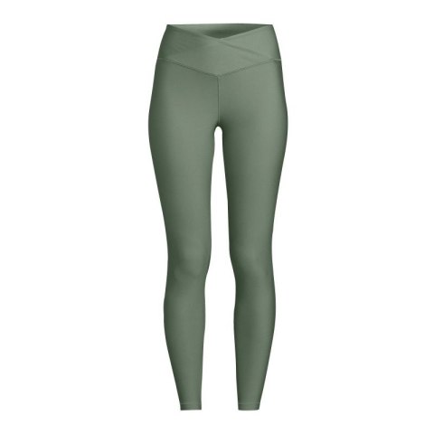 Legginsy CASALL Overlap High Waist Tights zielony