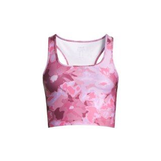 Top do ćwiczeń CASALL Blossom Square Neck Sports Top różowy