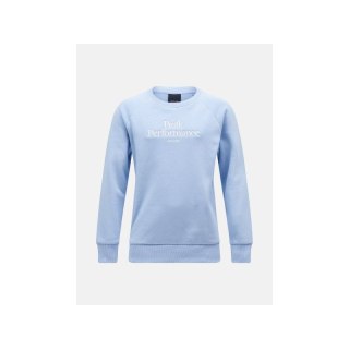 Bluza Peak Performance Jr Original Crew niebieski
