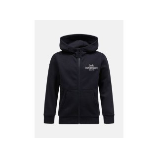 Bluza Peak Performance Jr Original Zip Hood czarny
