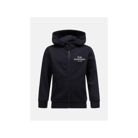 Bluza Peak Performance Jr Original Zip Hood czarny