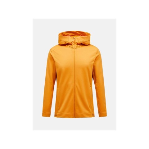 Bluza Peak Performance M Rider Tech Zip Hood pomarańczowy
