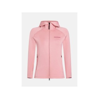 Bluza Peak Performance W Chill Light Zip Hood różowy