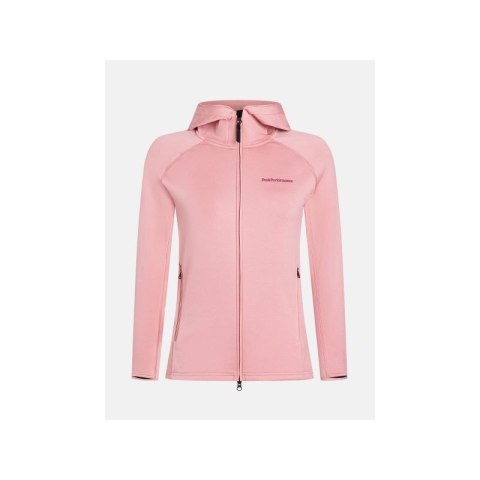 Bluza Peak Performance W Chill Light Zip Hood różowy