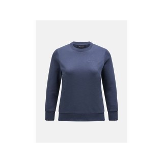 Bluza Peak Performance W Original Small Logo Crew niebieski