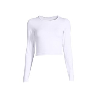 Koszulka CASALL Crop Long Sleeve biały