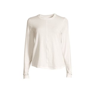 Koszulka CASALL Delight Crew Neck Long Sleeve biały