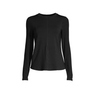 Koszulka CASALL Delight Crew Neck Long Sleeve black