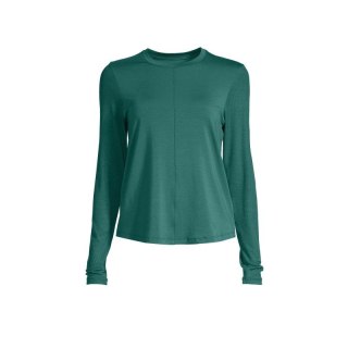 Koszulka CASALL Delight Crew Neck Long Sleeve zielony
