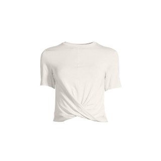 Koszulka CASALL Delight Short Wrap Tee biały