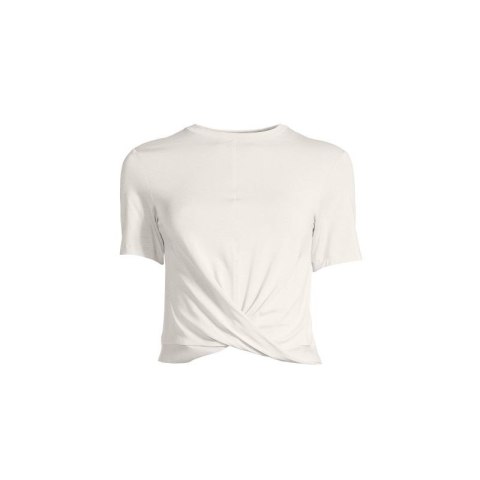 Koszulka CASALL Delight Short Wrap Tee biały