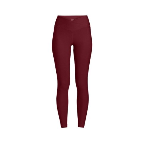 Legginsy CASALL Overlap High Waist Tights evening red