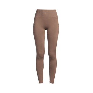 Legginsy CASALL Seamless Graphical Rib High Waist Tights taupe brown