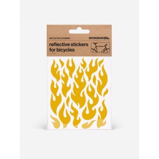 Naklejka BOOKMAN Reflective Stickers Flames