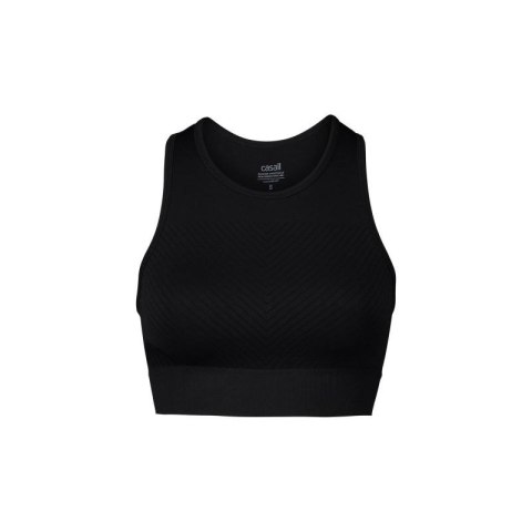 Top do ćwiczeń CASALL Essential Block Seamless Sport Top czarny