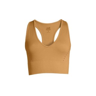 Top treningowy CASALL Seamless Femme V-neck Top zielony