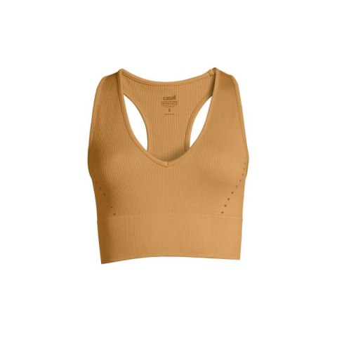 Top treningowy CASALL Seamless Femme V-neck Top zielony