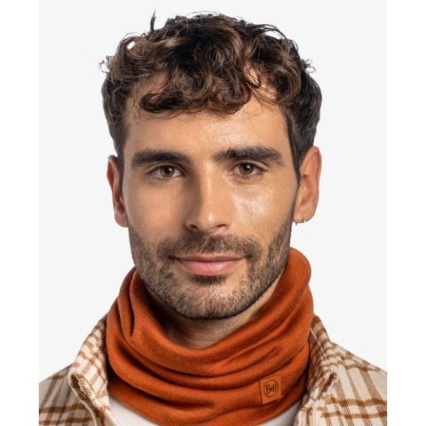 Bandana BUFF MERINO HEAVYWEIGHT NECK WARMER SOLID CINNAMON