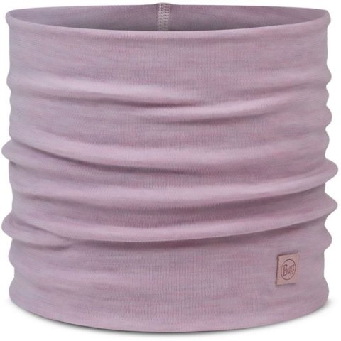 Bandana BUFF MERINO HEAVYWEIGHT NECK WARMER SOLID LILAC SAND