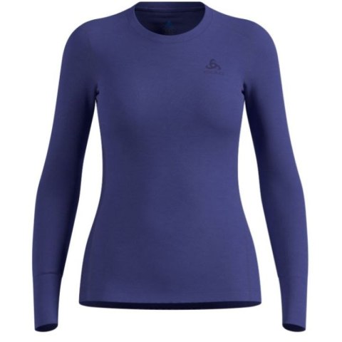 Bielizna termoaktywna z długim rękawem Odlo BL TOP crew neck l/s MERINO 200 roz. S Niebieska