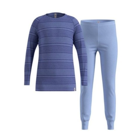 Bielizna termoaktywna - zestaw Odlo Set long ACTIVE WARM SET roz. 104cm Niebieska