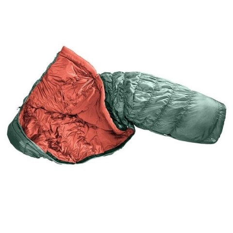 Damski śpiwór syntetyczny Deuter Exosphere +4° SL - Lewy Sage-Redwood