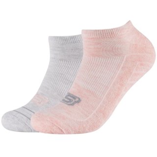 Skechers 2PPK Basic Cushioned Sneaker Socks SK43024-4281 Szare 39-42