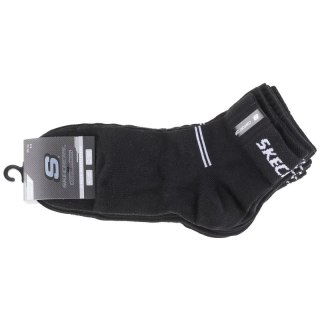 Skechers 5PPK Wm Mesh Ventilation Quarter Socks SK42017006-9999 Czarne 39-42