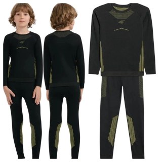 Bielizna bezszwowa chłopięca komplet (GÓRA+DOŁ) 4F 4FJWAW25USEAM248-20S