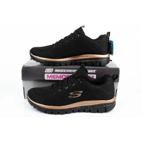 Buty sportowe Skechers Get Connected W 12615-BKRG