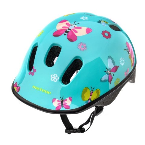 KASK ROWEROWY DZIECIĘCY METEOR KS06 butterflies