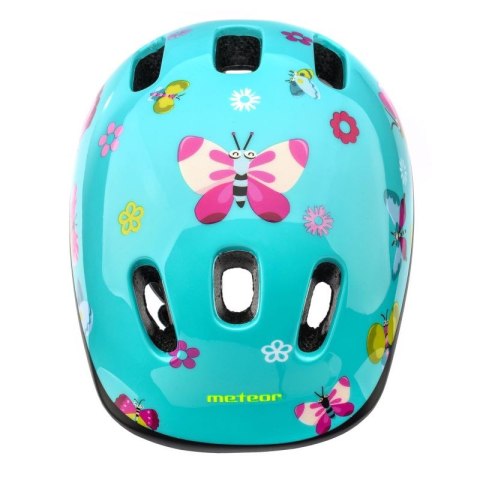 KASK ROWEROWY DZIECIĘCY METEOR KS06 butterflies