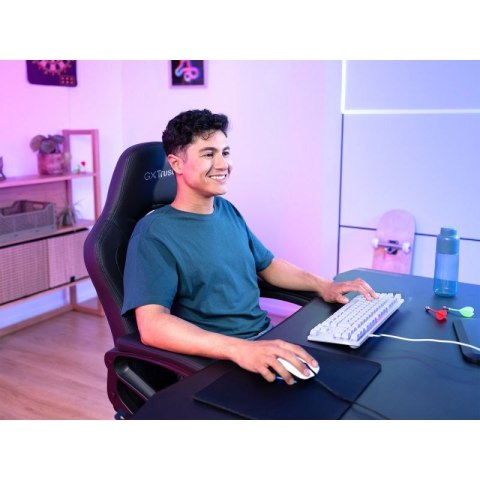 Klawiatura gamingowa TRUST GXT833W THADO TKL US White