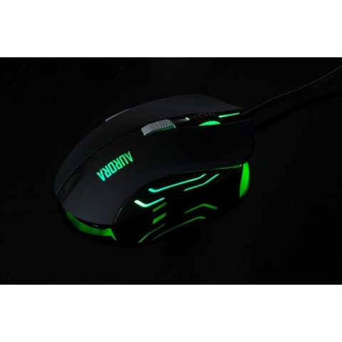 Mysz komputerowa IBOX Aurora A-1 IMOGS9031 (optyczna; 2400 DPI; kolor czarny)