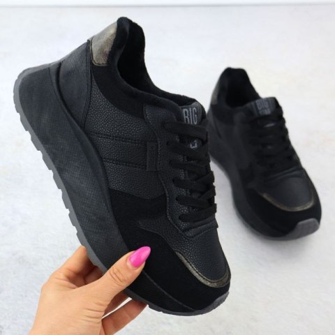 Półbuty na platformie Big Star W SS274007 INT2170