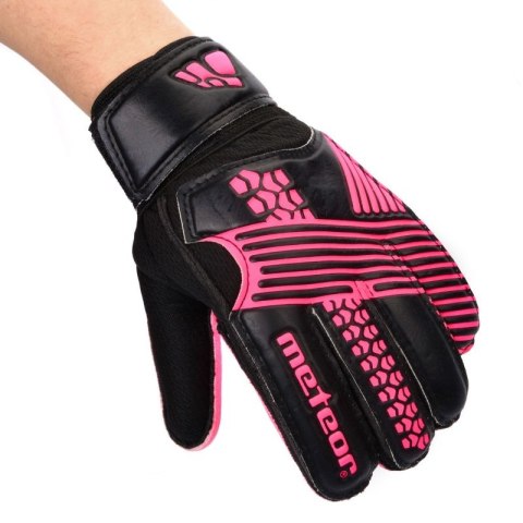 Rękawice bramkarskie Meteor Catch Pink 30800-03805