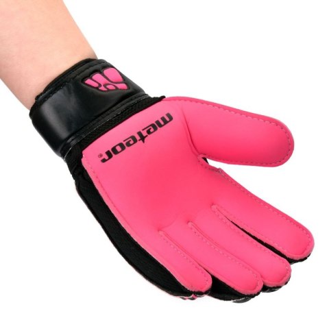 Rękawice bramkarskie Meteor Catch Pink 30800-03805