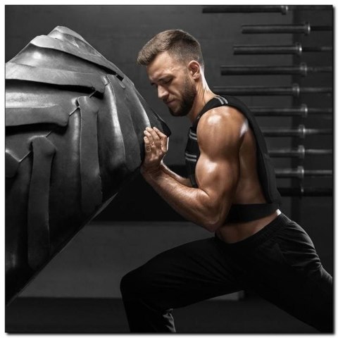 Kamizelka treningowa z obciążeniem 8kg neoprenowa HMS KTO08