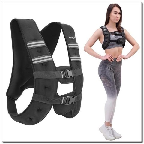 Kamizelka treningowa z obciążeniem 8kg neoprenowa HMS KTO08