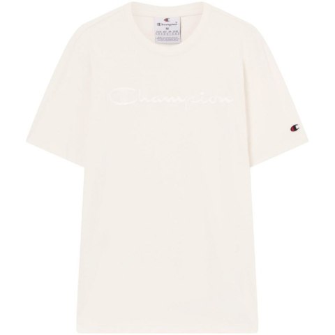 Koszulka męska Champion SS Tee kremowa 220273 WW056