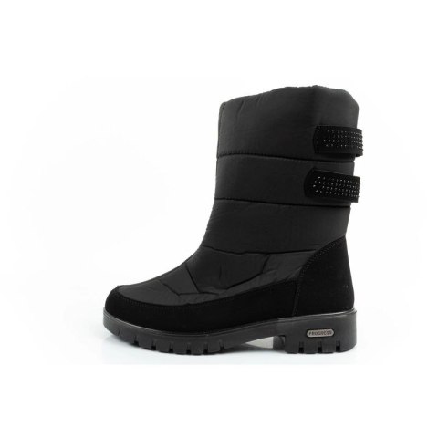 Progress buty zimowe śniegowce botki damskie ocieplane modne na zamek