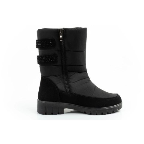 Progress buty zimowe śniegowce botki damskie ocieplane modne na zamek