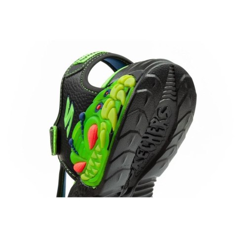 Sandały Skechers Jr 400614L/BKLM