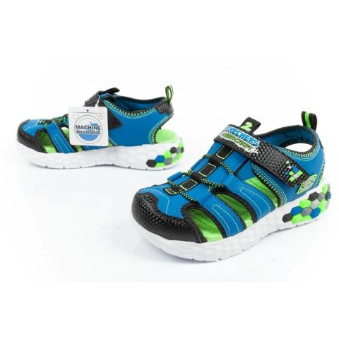 Sandały Skechers Jr 402213L/BBLM