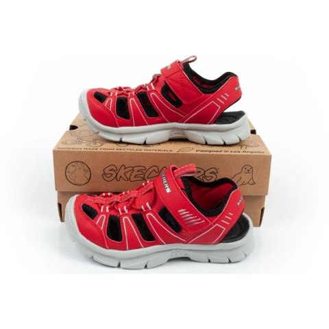 Sandały Skechers Relix Jr 406520L/RDBK