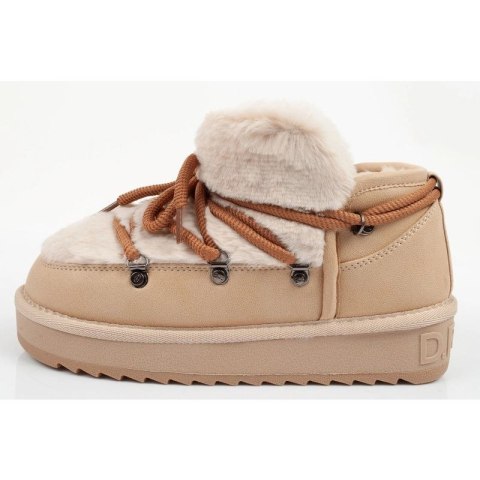 Buty damskie zimowe D.Franklin [DFSH370011-BEIG]