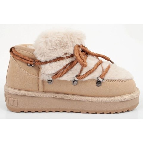 Buty damskie zimowe D.Franklin [DFSH370011-BEIG]