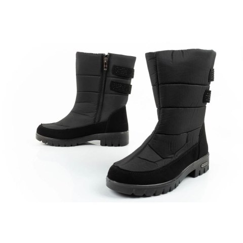 Progress buty zimowe śniegowce botki damskie ocieplane modne na zamek