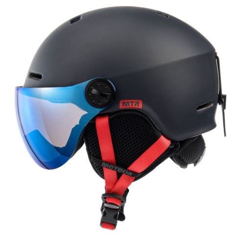 Kask narciarski Meteor Falven granatowy 24974-24976